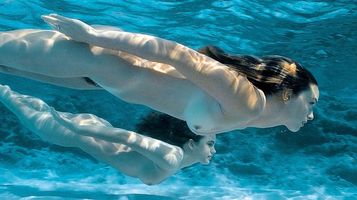 Naked waterslide images