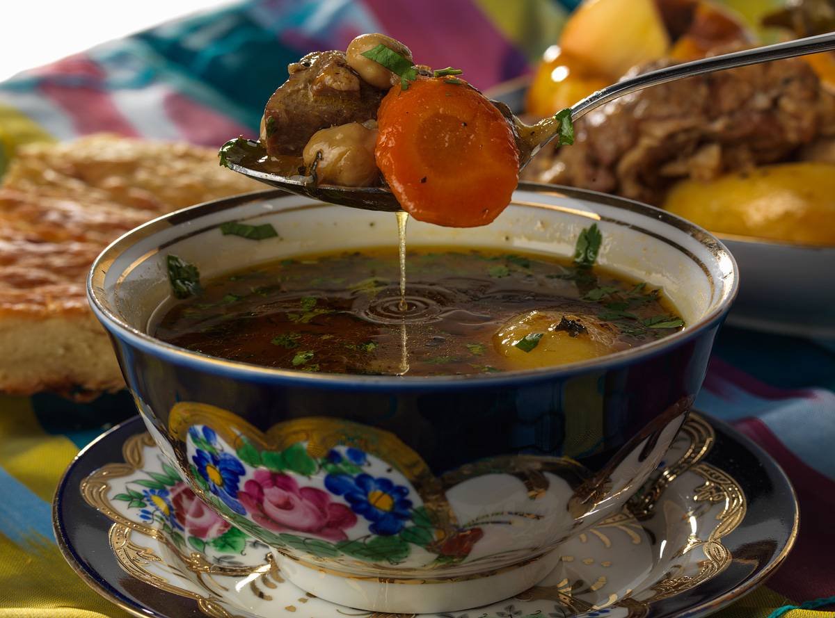 Шурпа из говядины по таджикски рецепт с фото пошагово