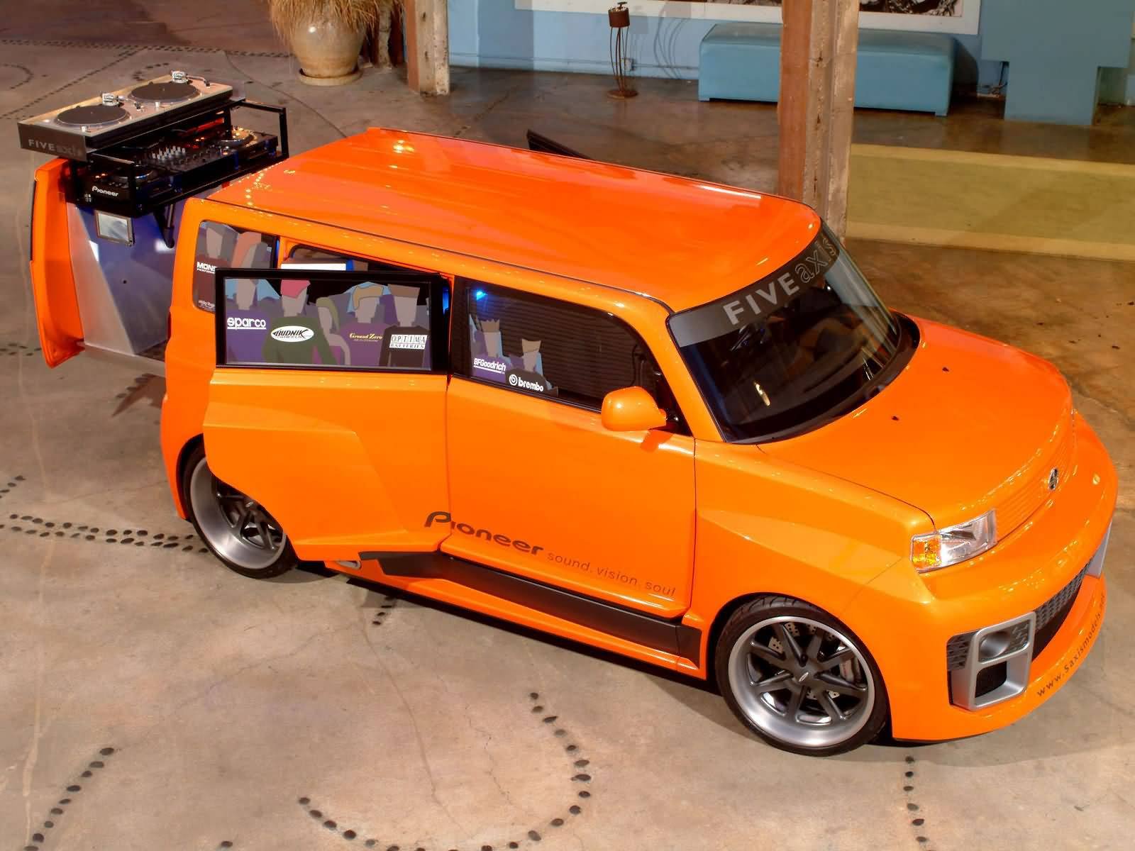 Дж машин. Scion XB 5. Scion XB Pioneer. Scion XB DJ. Scion Widebody.