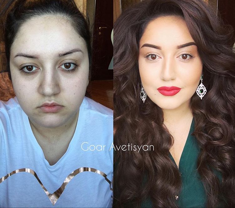 Арван косметолог чеченка фото до и после