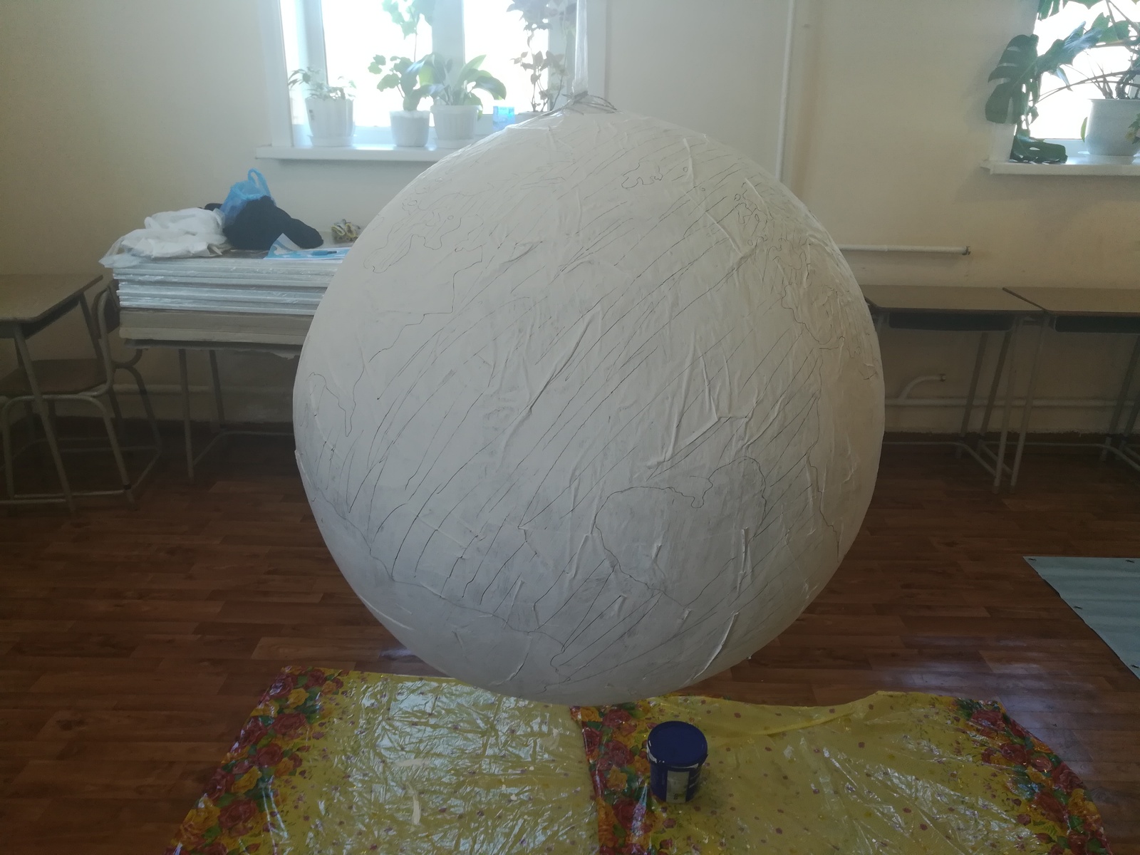 Как сделать большой шар