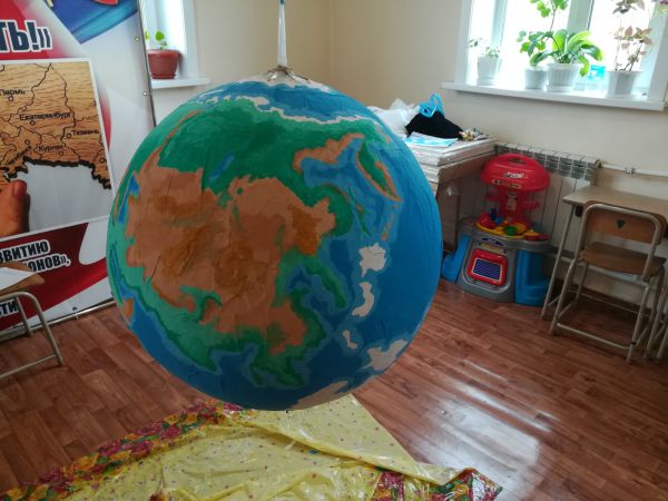 Макет Земли — как сделать своими руками, глобус из папье-маше, модель Земли из пластилина