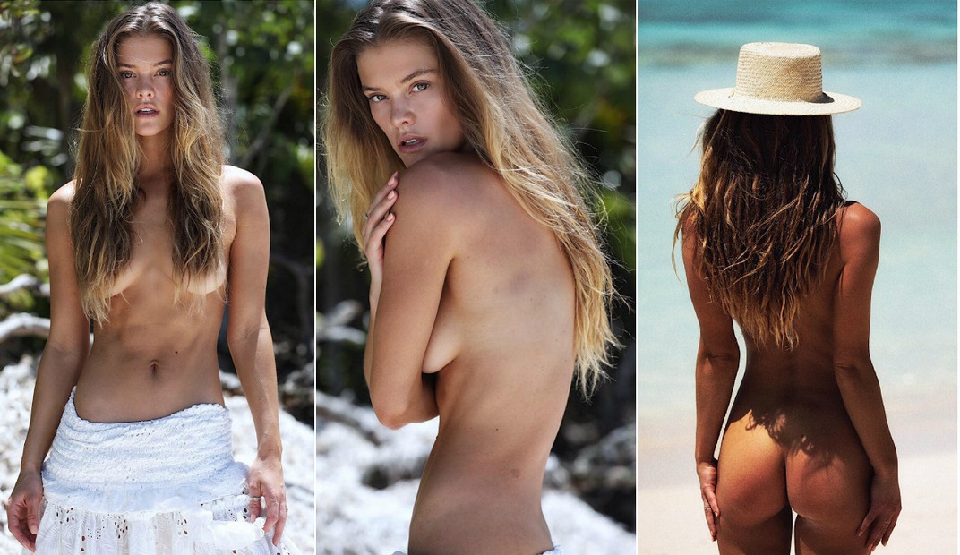 27-летняя датская модель Нина Агдал (Nina Agdal) на фото в Instagram.