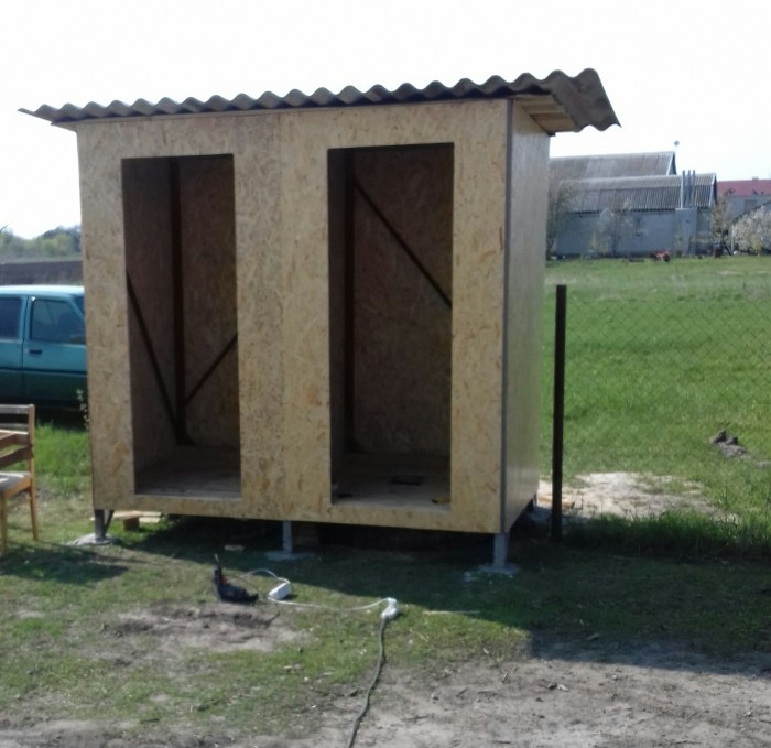 как построить туалет и душ на даче