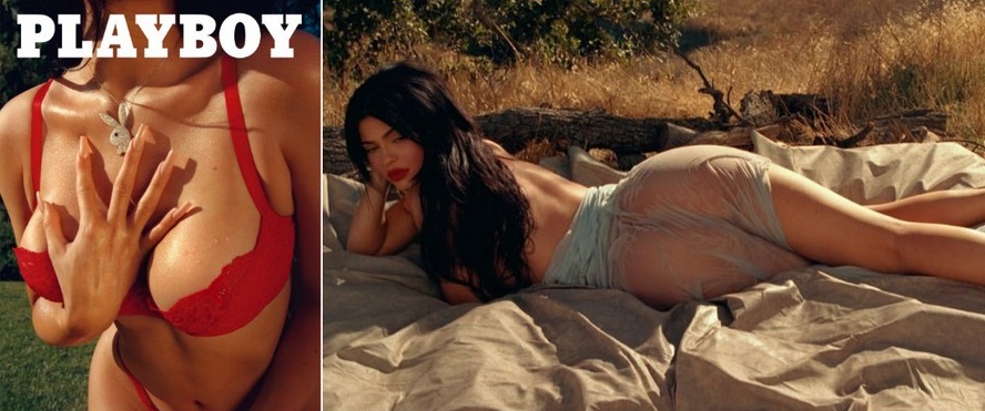 22-летняя американская модель Кайли Дженнер (Kylie Jenner) в журнале Playbo...