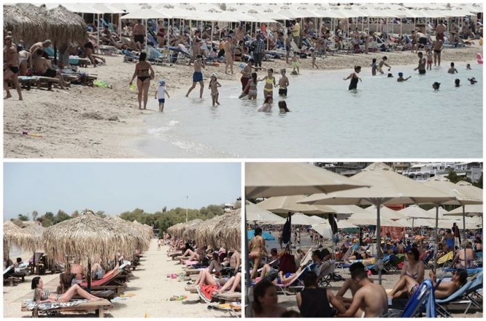 В Греции +40, власти открыли пляжи, и к морю сразу рванули тысячи человек С миру по нитке