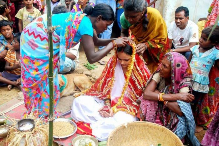 Индийская девушка вышла замуж за собаку, чтобы снять проклятие С миру по нитке