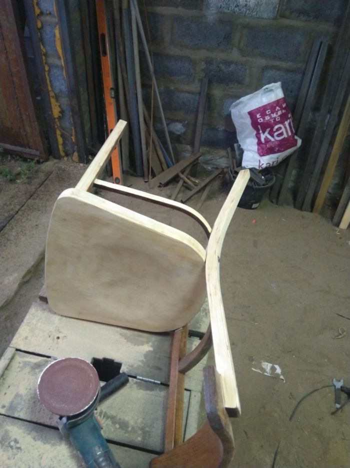 Переделка советского стула Как это сделано
