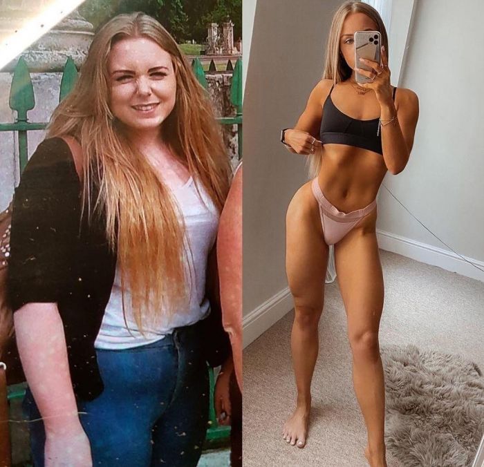 Трансформация девушки, которую называли китом из-за лишнего веса Много девушек (+18)