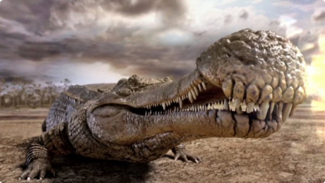 Саркозух: Чем дальше в прошлое, тем толще крокодилы. Кто питался динозаврами? Животные