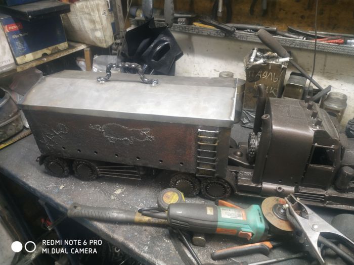 Мангал-автомобиль своими руками Как это сделано