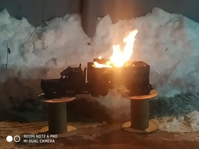 Мангал-автомобиль своими руками Как это сделано