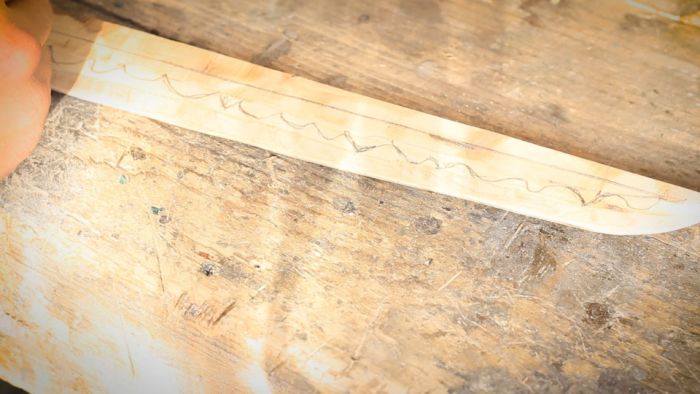 Катана Своими Руками из дерева и эпоксидной смолы. Катана Своими Руками из дерева и эпоксидной смолы. Как это сделано