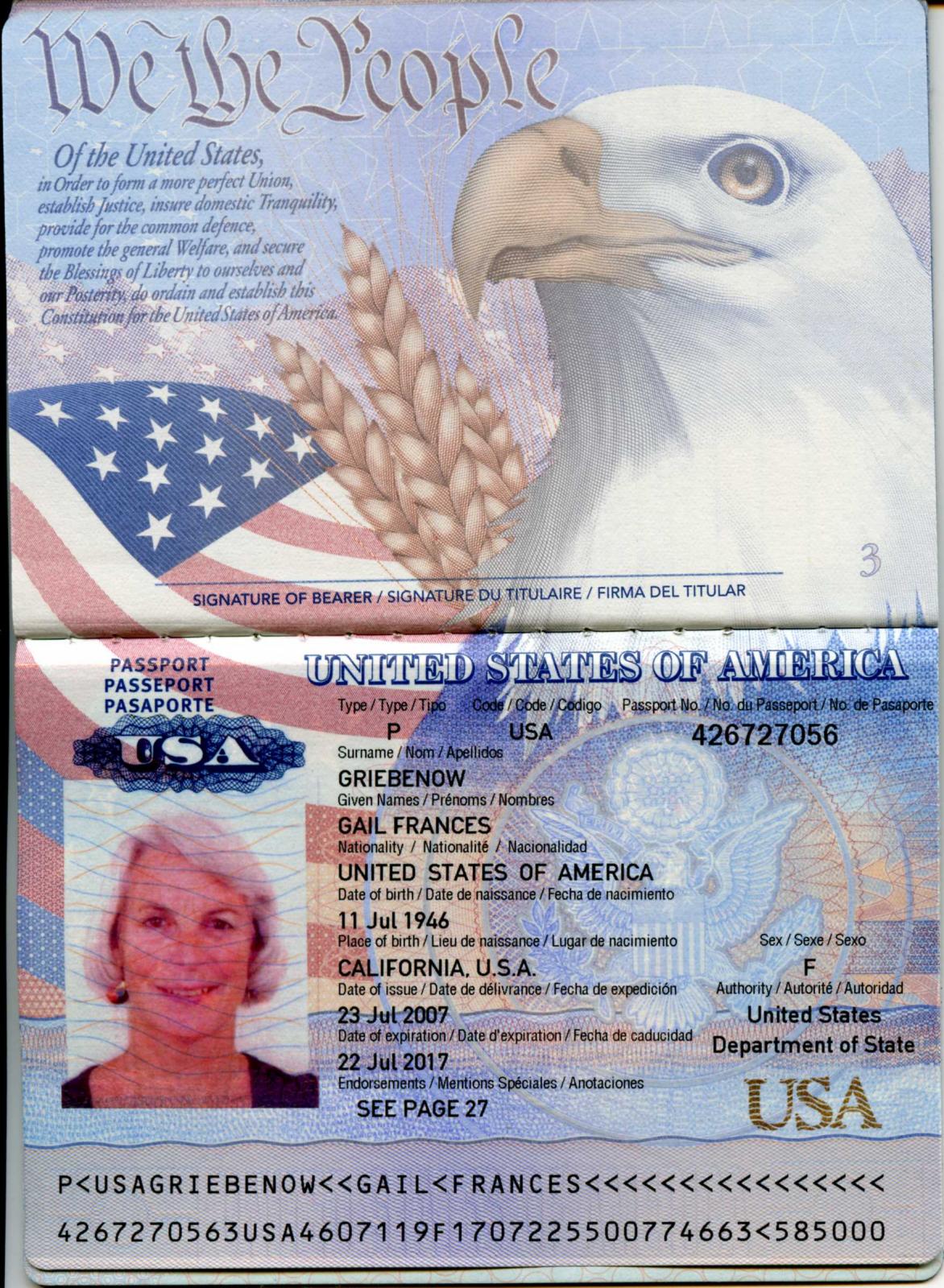 Пример сша. Как выглядит паспорт гражданина США. Паспорт гражданина Соединенных Штатов Америки. Паспорт США Калифорния. Американский паспорт фото.
