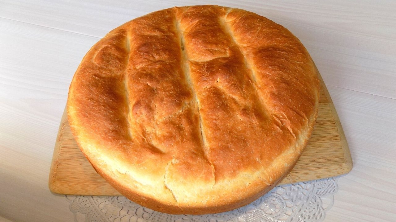 Домашний хлеб на сухих дрожжах в духовке - 8 пошаговых фото в рецепте