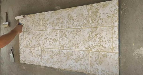 Штукатурка под бетон: декоративная отделка стен