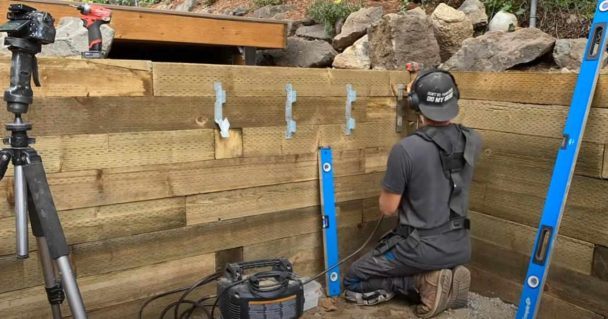 Как сделать садовую деревянную лестницу Как это сделано