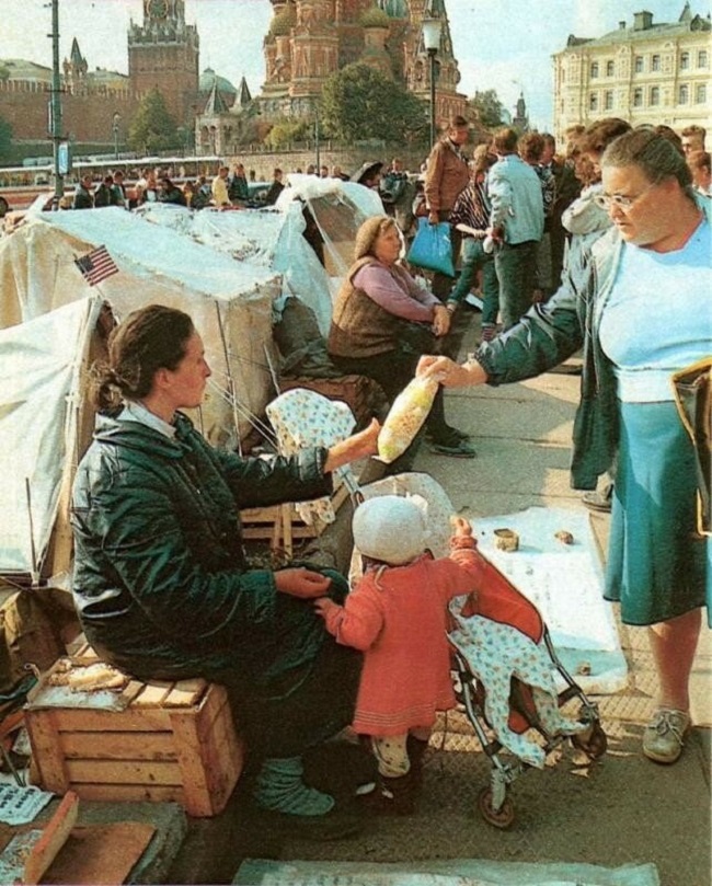 Москва 1990 х годов