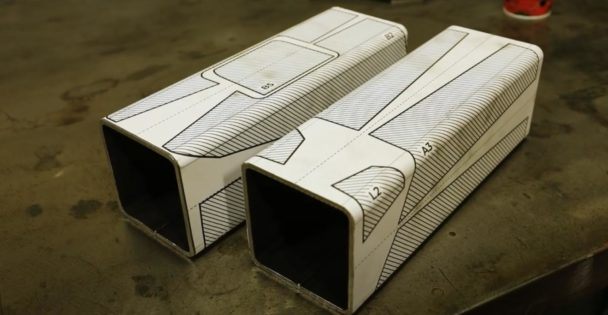 Мини-версия ракетной печи Как это сделано