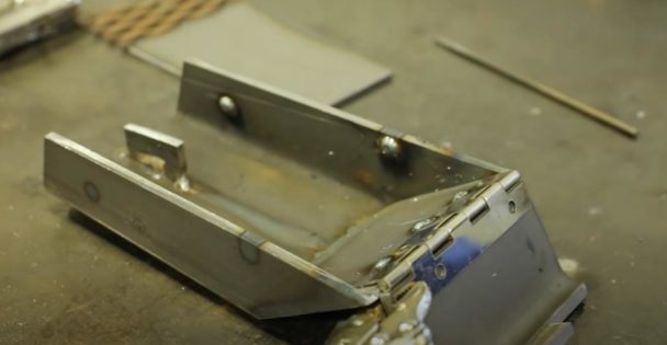 Мини-версия ракетной печи Как это сделано