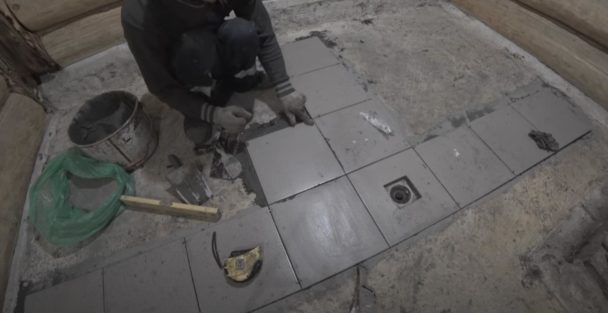 Укладка напольной керамической плитки по методу «плюсика» Как это сделано