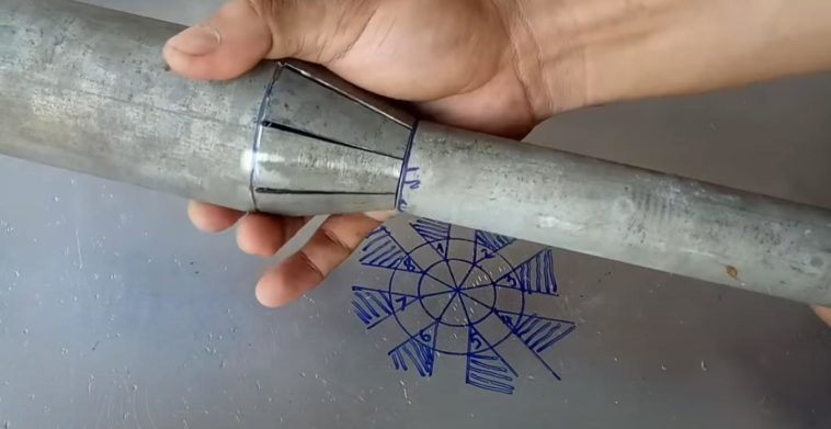 Как соединить трубу большего диаметра с меньшим