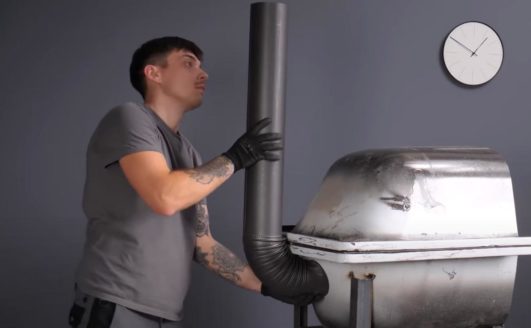 Печь-духовка из металлической ванны своими руками Как это сделано