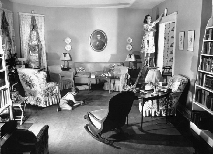 Жизнь рядовой американской домохозяйки в 1941 году С миру по нитке