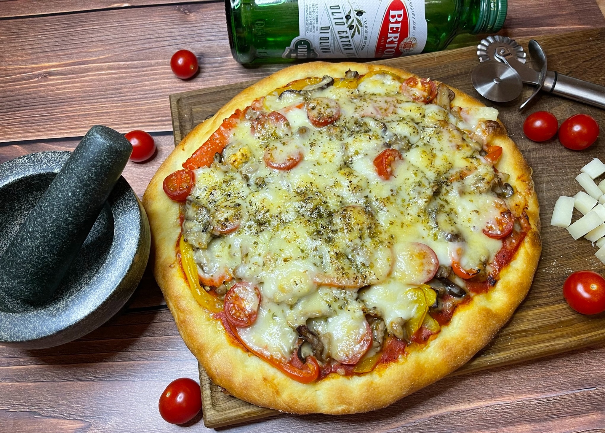 рецепт пиццы 4 сыра по итальянски фото 110