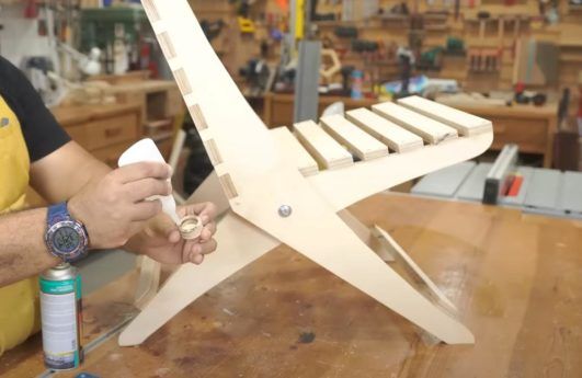 Как сделать складной стул из фанеры Как это сделано
