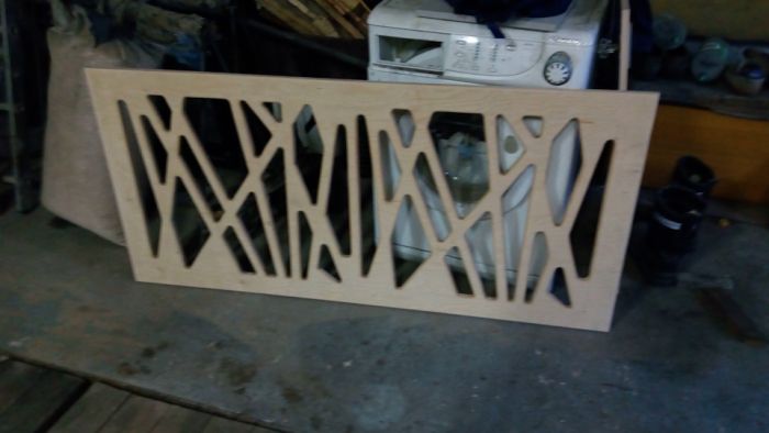 Экран на батарею отопления своими руками Как это сделано