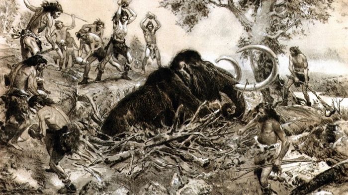 Мифы об охоте на мамонта в каменном веке