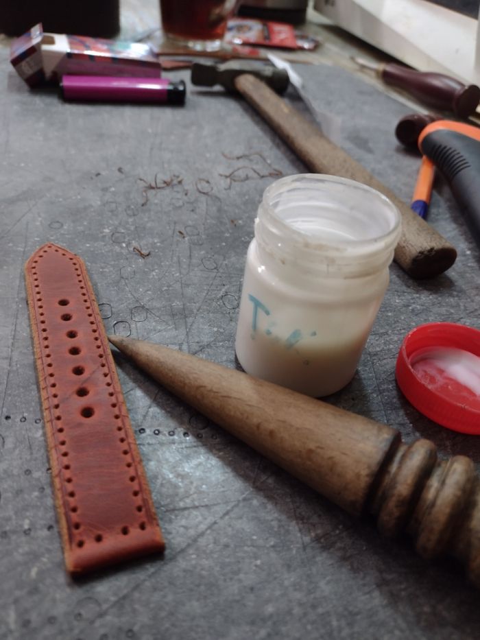 Ремешок для часов из кожи своими руками