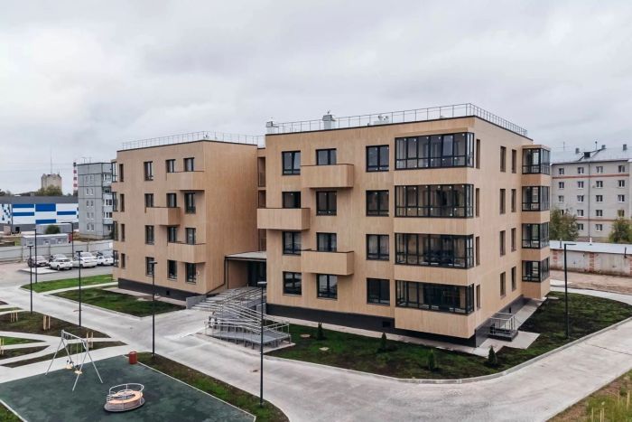 В России на продажу выставили первые квартиры в  деревянных многоэтажках С миру по нитке,Золото