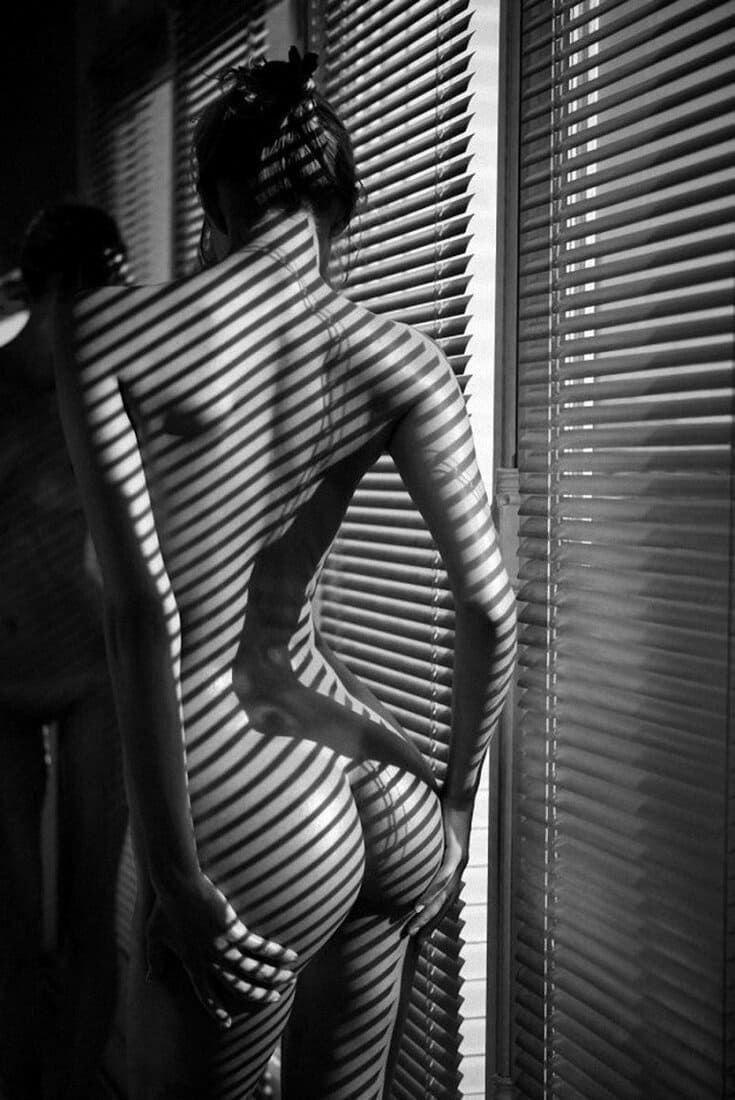 Black and white erotic blind photos