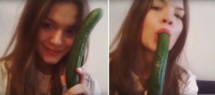 Как нужно есть огурчики правильно, инструкция для девушек