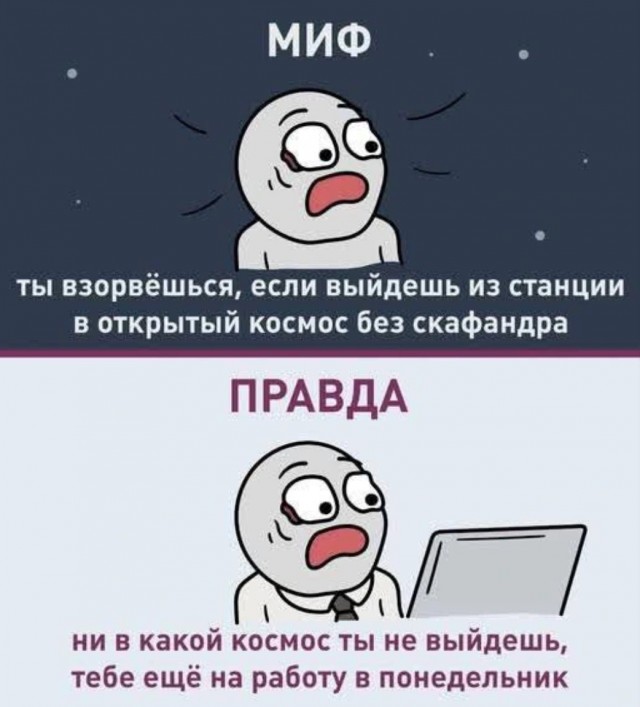 Лучшие шутки в мемах для старта недели native-yes