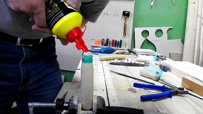 Крепкие ручки для напильников при помощи пластиковой бутылки своими руками native-yes