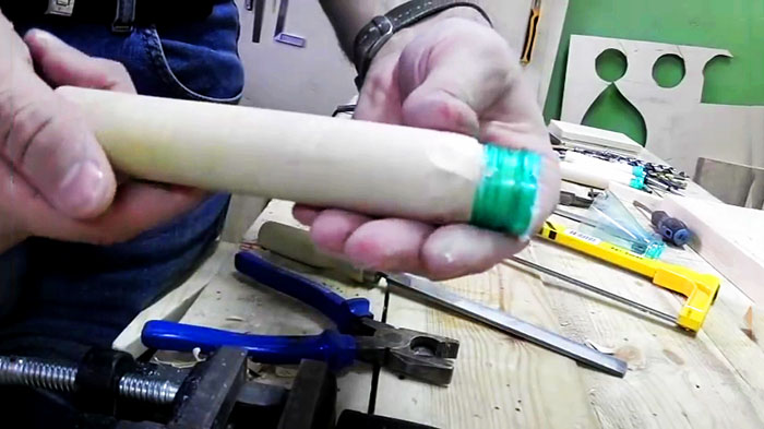 Крепкие ручки для напильников при помощи пластиковой бутылки своими руками native-yes