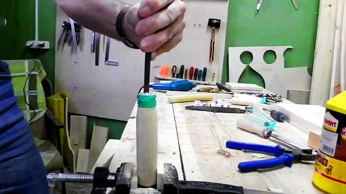 Крепкие ручки для напильников при помощи пластиковой бутылки своими руками native-yes