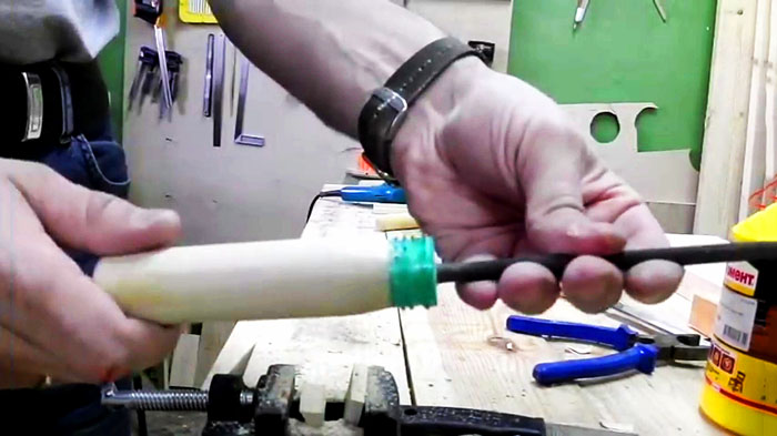 Крепкие ручки для напильников при помощи пластиковой бутылки своими руками native-yes