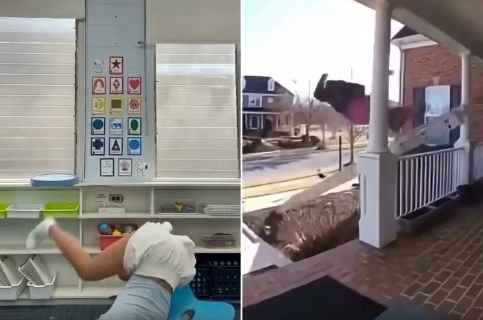 Девушки и их смешные падения