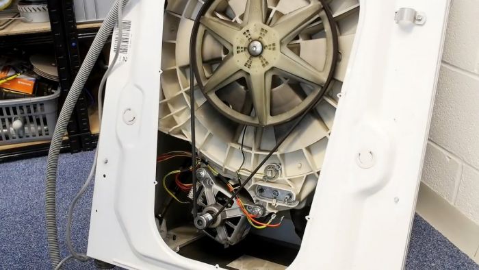 Как достать из стиральной машины мелкие предметы, попавшие за барабан native-yes