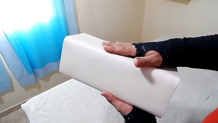 Как круглую пластиковую трубу  превратить в квадратную native-yes