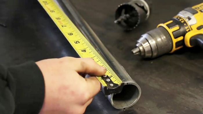 Как легко сделать вырез в трубе native-yes