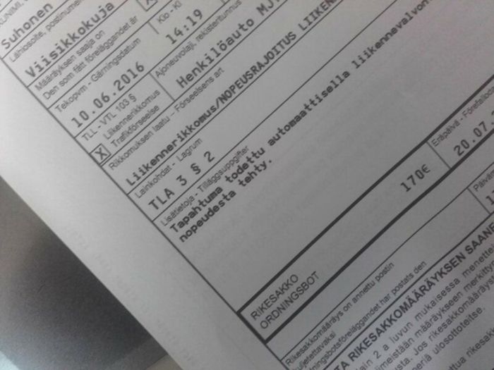 Финская система штрафов: когда скорость бьет по карману, а не по настроению