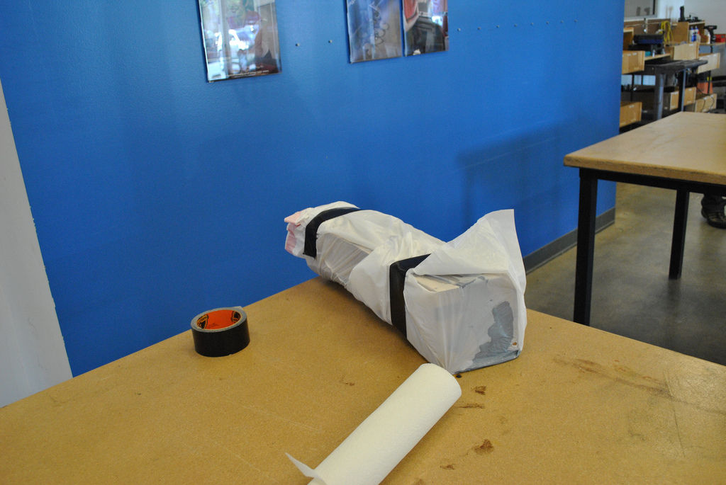 Деталь, обернутая в пленку