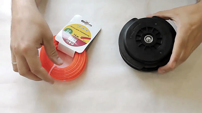 Как намотать леску на катушку триммера мотокосы