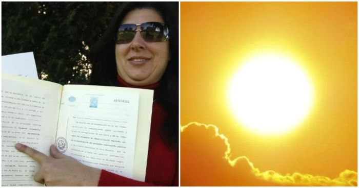 Мспанская донья оформила Солнце в собственность