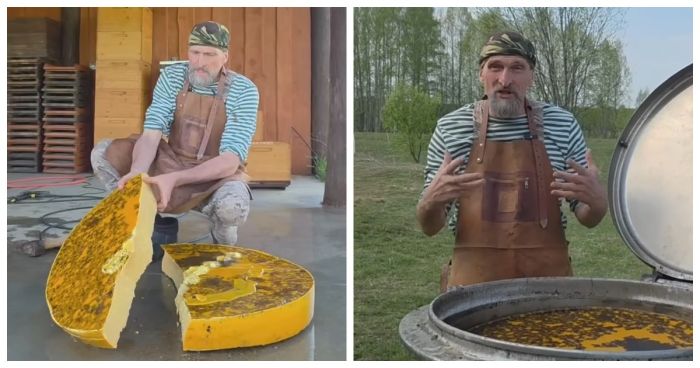 Секреты пчеловода: как проходит черновая перетопка воска